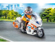 PLAYMOBIL Motocykl ratowniczy ze światłem - 539898 - zdjęcie 2